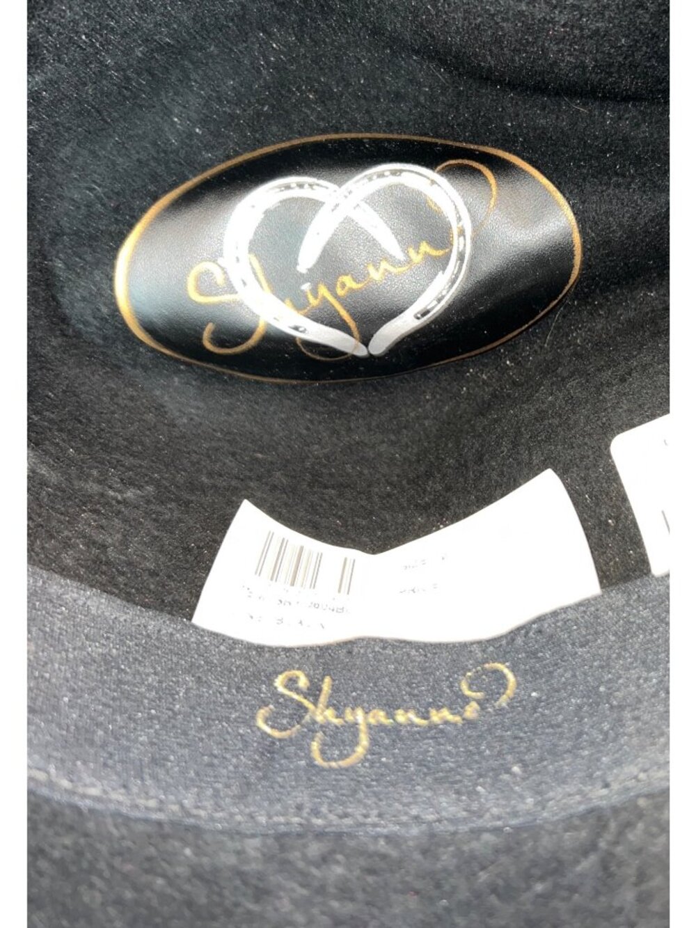 Shyanne Black Wool Felt Western Hat With Rhinestone Detail - Picture 3 of 7